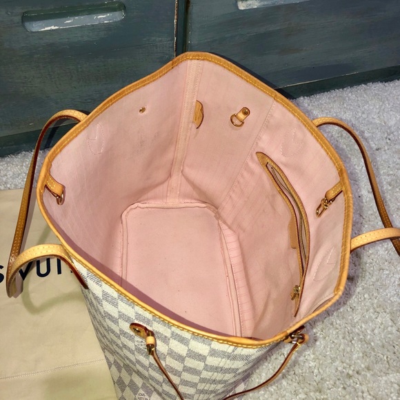 SOLD!!! Auth Louis Vuitton Neverfull Damier Azur - Picture 4 of 8